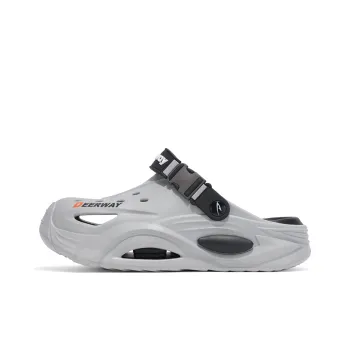 DEERWAY Beach Slippers Clogs Men's Gray
