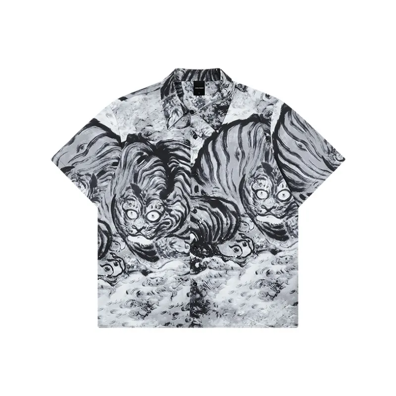 JUNGLE TIGER Shirt Unisex Black-0