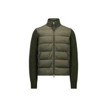Moncler Logo Patch Padded Cardigan
