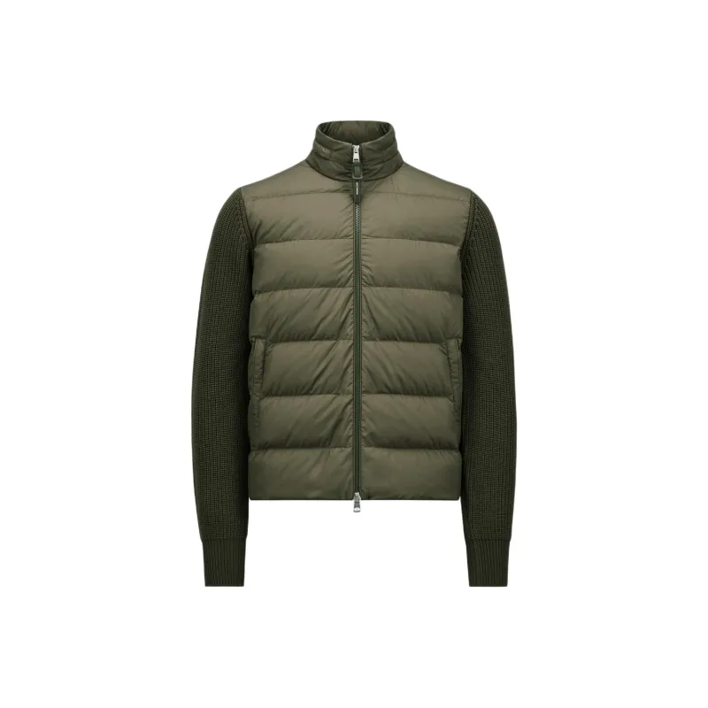 Moncler Logo Patch Padded Cardigan-0