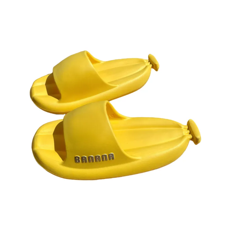 TLIT Banana EVA Material One Row Platform Comfortable Slippers-1