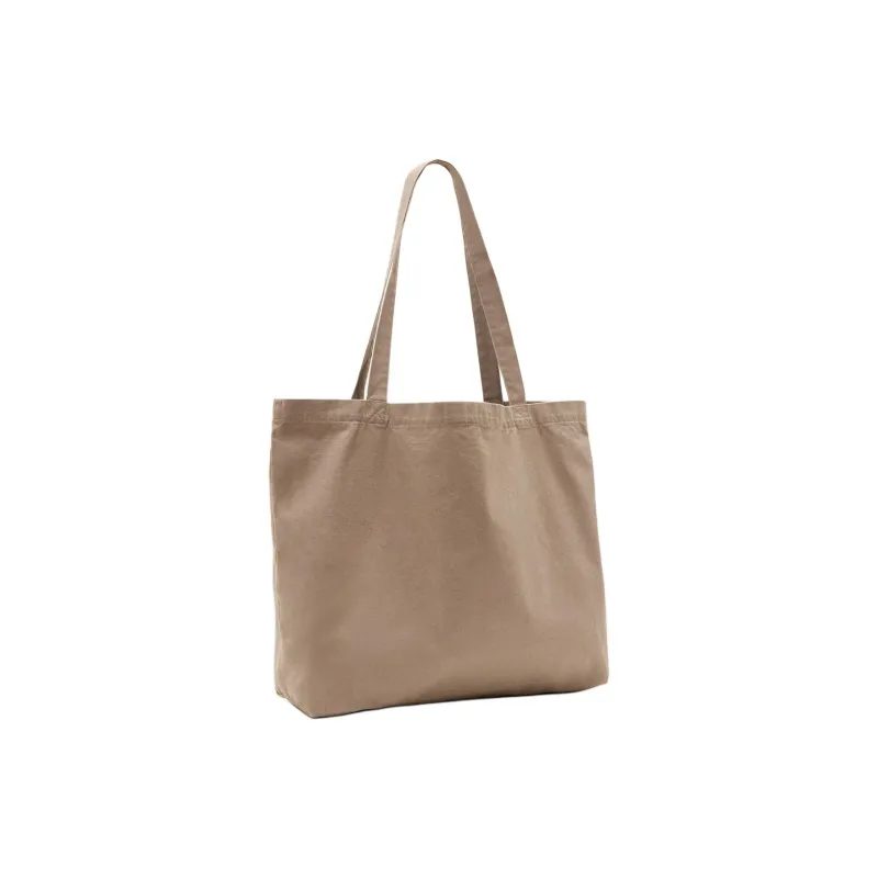 ALLSAINTS Organic Cotton Tote Bag, Shopping Bag, Shoulder Bag Men's Chestnut Brown-2