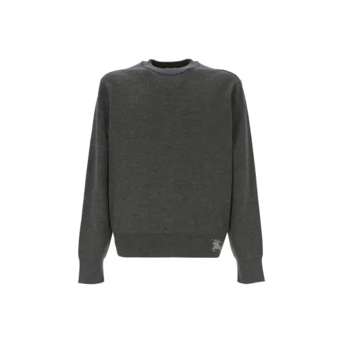 Burberry Equestrian Knight Intarsia Knit Crewneck Jumper