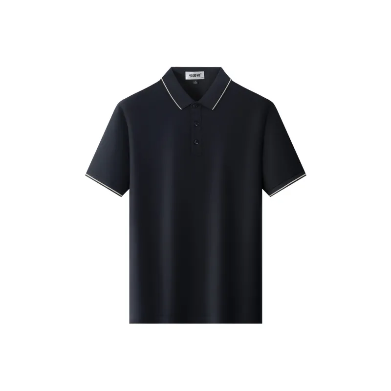 H YXIANG Polo Shirts Men-4