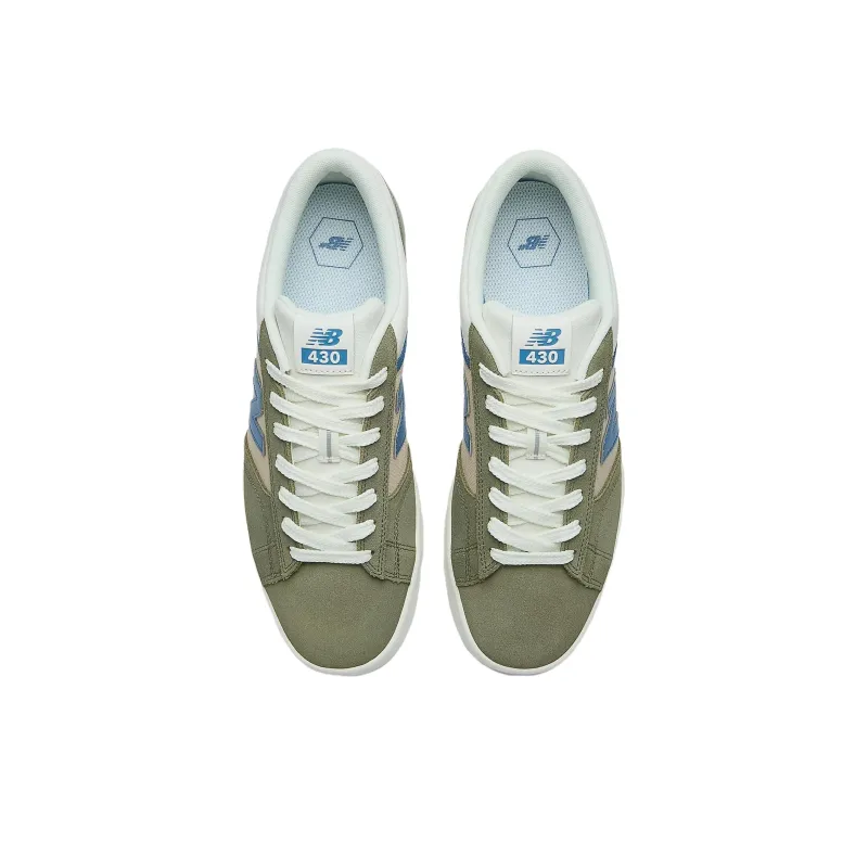New Balance NB Numeric 430 Anti Slip Wear Resistant Low Top Skateboard Shoes Unisex Green-3