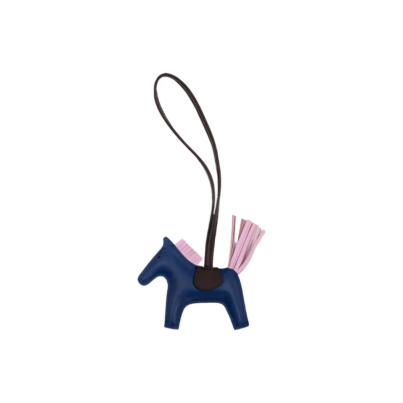HERMES Rodeo Pendants Unisex Blue-1