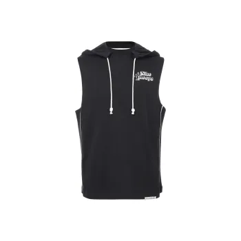 Nike Dri FIT Standard Issue Logo Breathable Hooded Vest Black