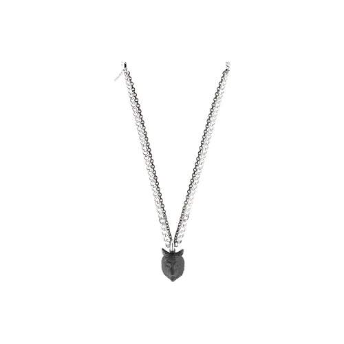 Police Metal Necklaces Men's Bronze