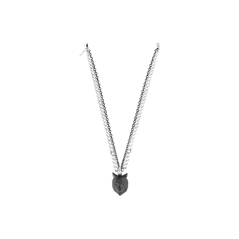 Police Metal Necklaces Men's Bronze-0