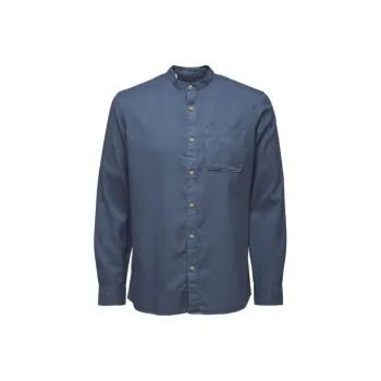 SELECTED Shirts Men Blue