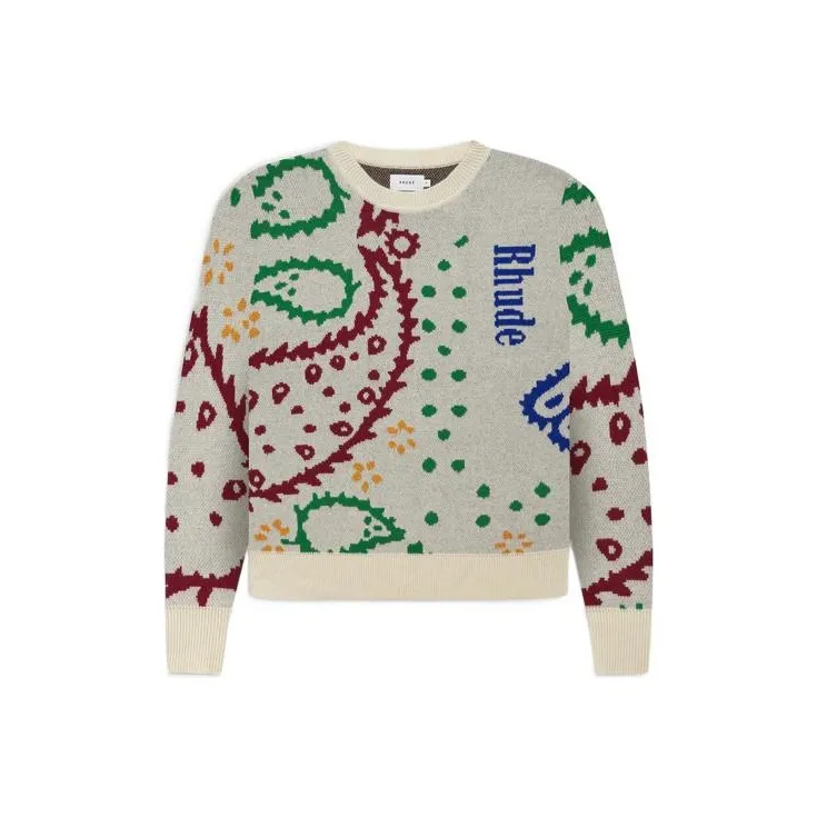 RHUDE Intarsia knit Sweater-0