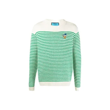 GUCCI X Disney Donald Duck Striped Jumper