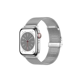 LEAPRUN Watch Band Apple Compatibility Stainless Steel Material