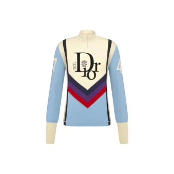 DIOR X Erl Zipped Collar Sweater