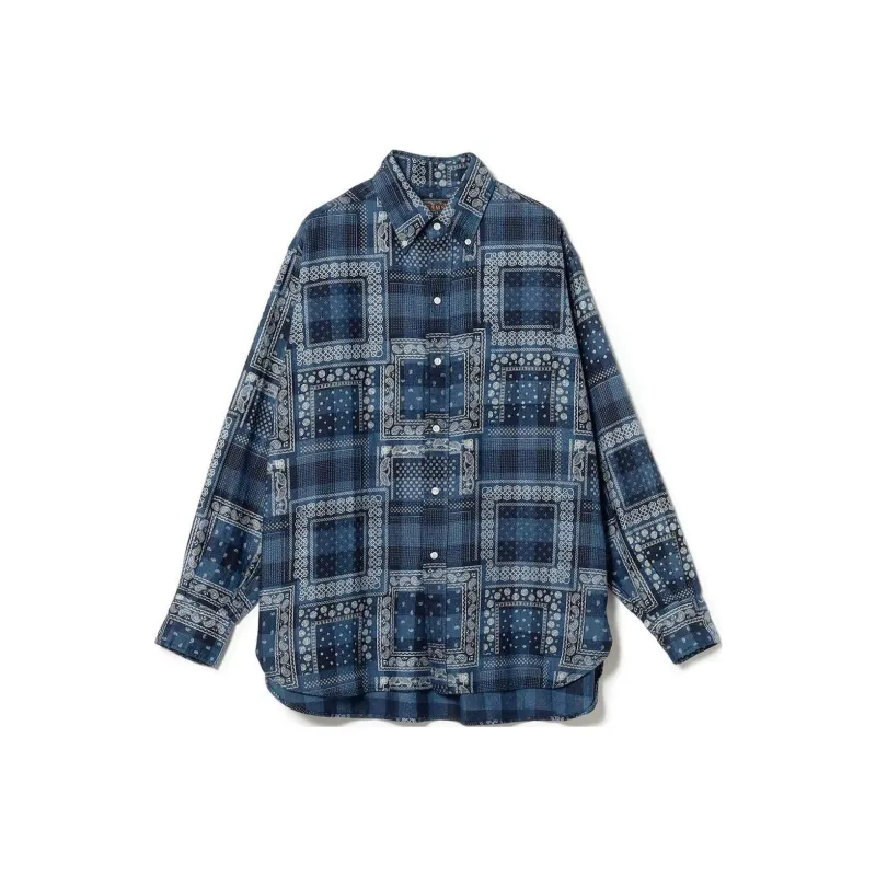 Beams FUTURE ARCHIVE Series FW24 Shirt Men's Indigo-0