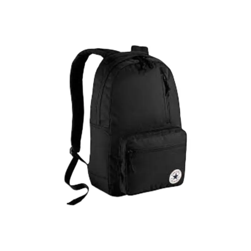 Converse Polyester Backpack Student Backpack Medium Size Black-2