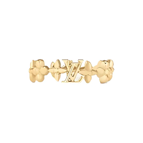 LOUIS VUITTON Metal Rings Women's Gold