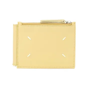 Maison Margiela Calfskin Wallet Men's Yellow