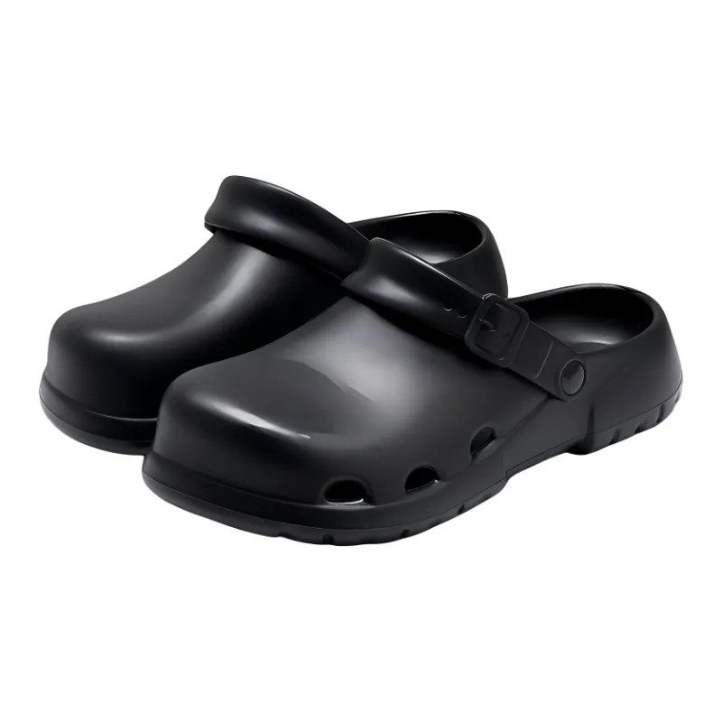 Yu Pu Slippers Platform Breathable Odor Resistant Eva Closed Toe Slippers-3