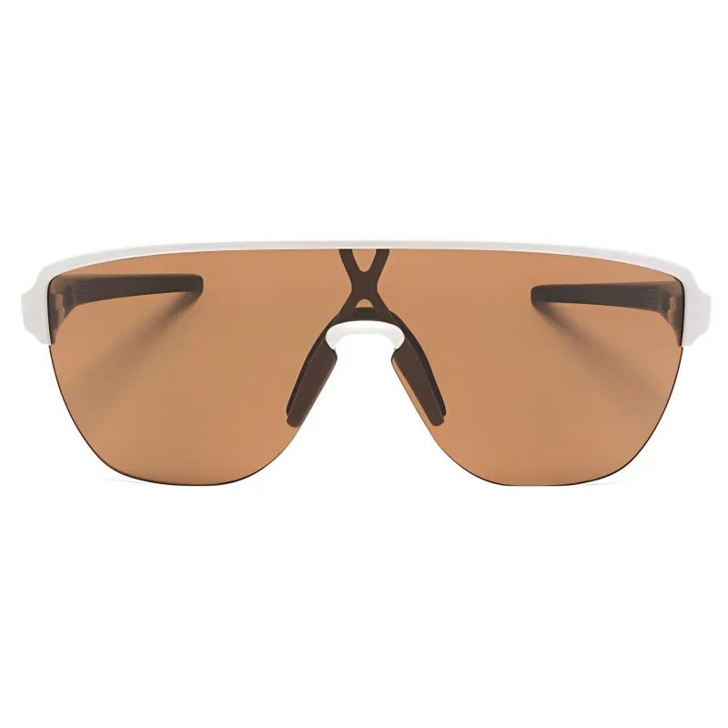 Oakley Acetate Irregular Shape Sunglasses Men's White-1