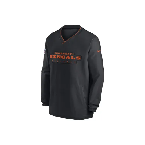 Nike Cincinnati Bengals Sideline Men's Nike Nfl Long Sleeve Windshirt