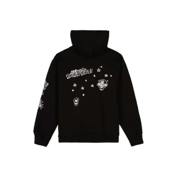 Brain Dead Supervinyl X Rolling Stones Band Co-branded Edition Sweatshirts Unisex Black