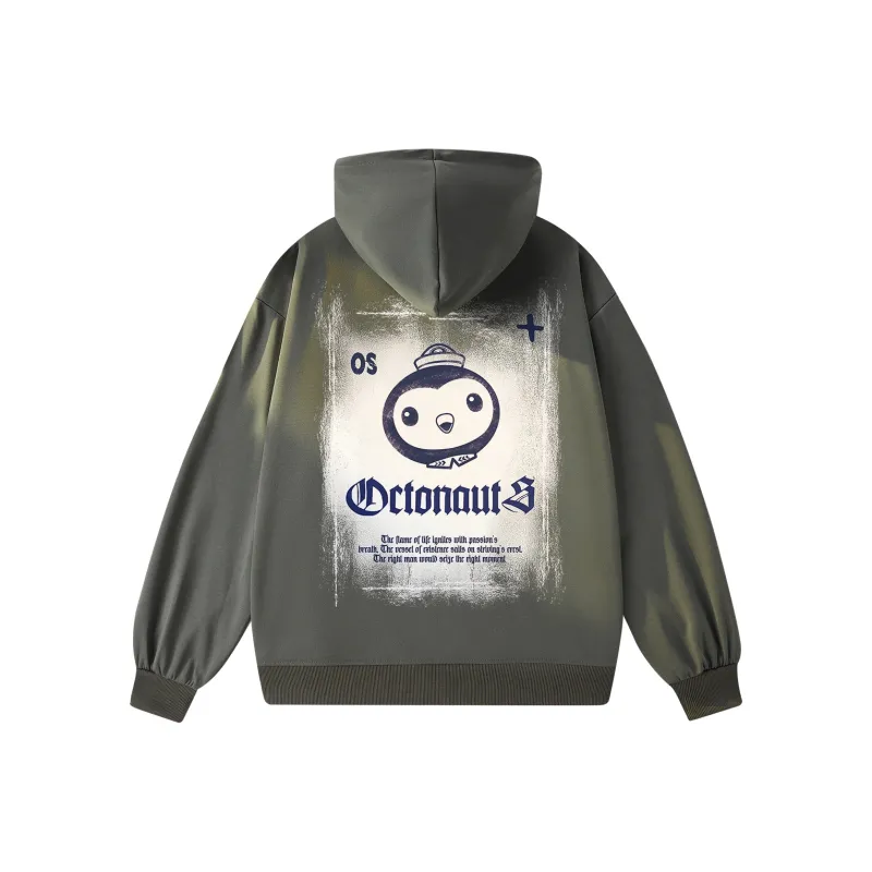 Small Columns Under The Sea Hoodie Unisex-8