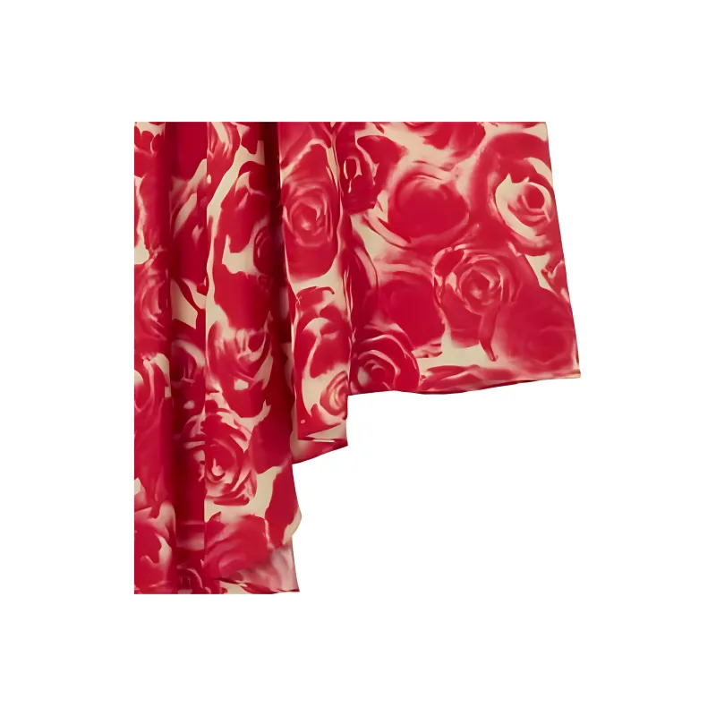 Burberry SS24 Casual Long Skirts Women's Red-3