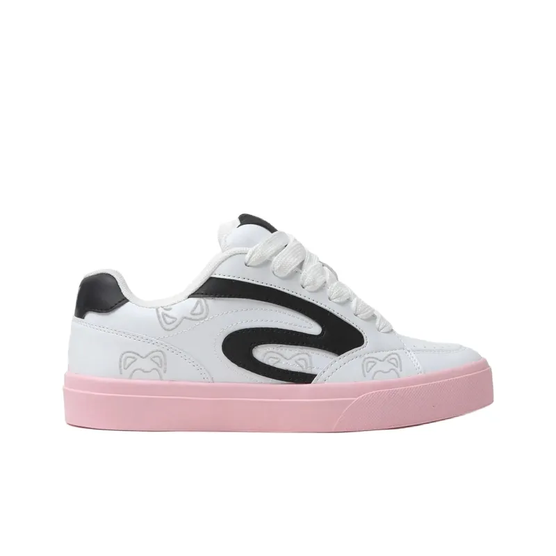 ALI THE FOX Slip Resistant, Abrasion Resistant, Lightweight, Breathable Low Top Skateboard Shoes Women's-2
