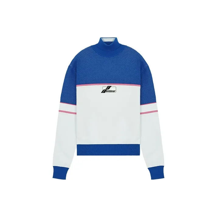 WE11DONE SS22 Sweater Unisex Blue-0