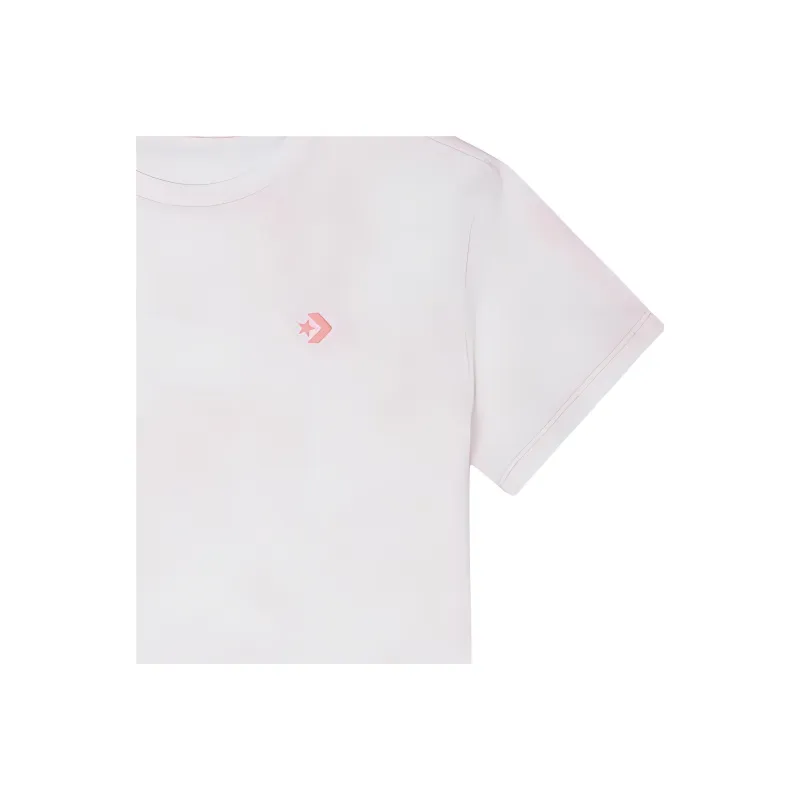 Converse Drop Shoulder Sleeve T Shirt Women's White-2