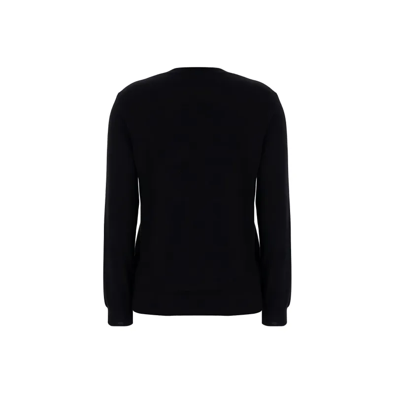 A.P.C Logo Embroidered Knit Jumper-1