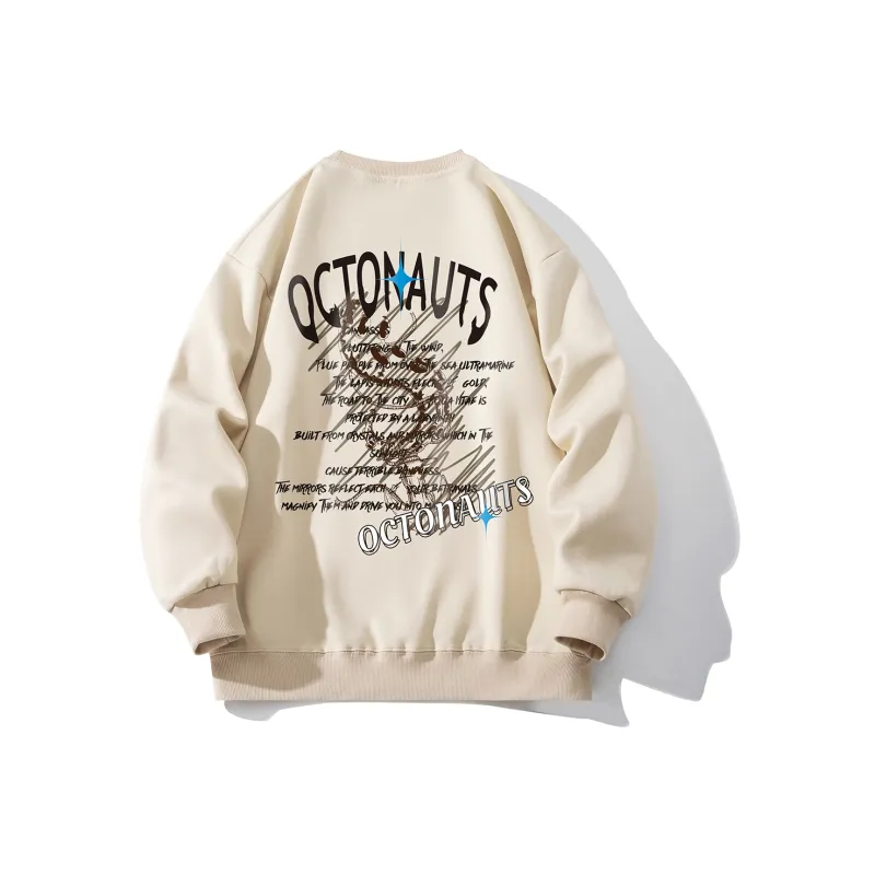 Small Columns Under The Sea Sweatshirt Unisex-5