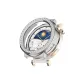 GT5/4[41mm]Silver-Rhinestone-Embellished Protective Case[Precise Cut-Out | Impact-Resistant Upgraded]