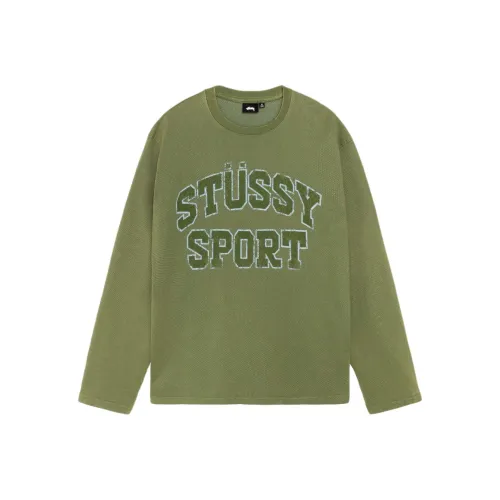 Stussy 2 Tone Cotton Mesh Crew
