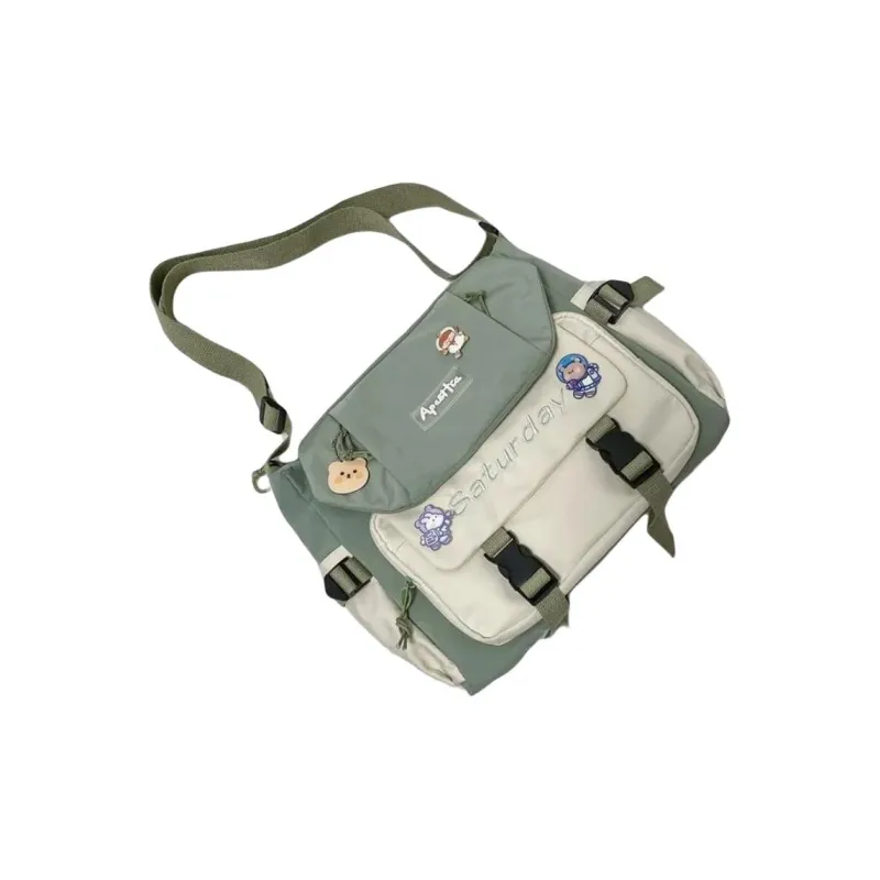 CARTELO Nylon Shoulder Bag, Crossbody Bag Unisex Multicolor-5