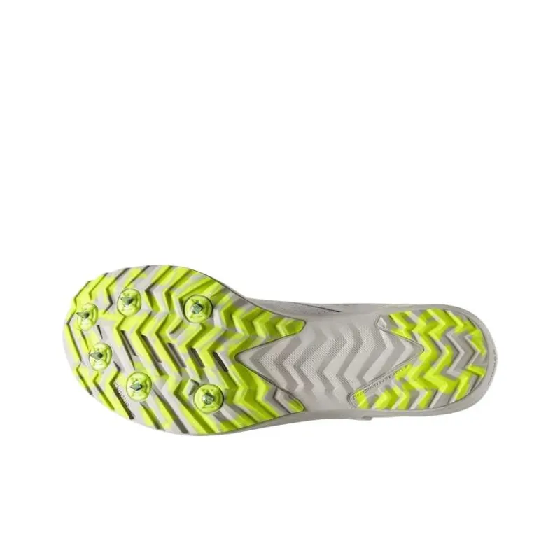 Brooks Low Top Running Shoes Unisex White Gray-4