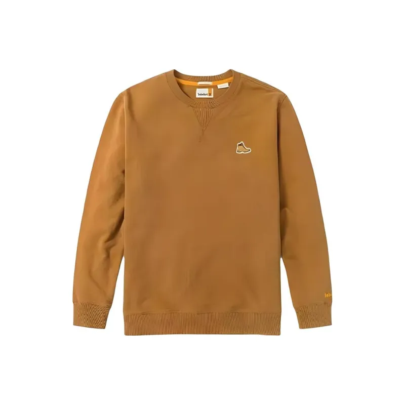 Timberland AF Boot Logo Crew Neck LB Sweatshirt Sweatshirt Men's Brown-0