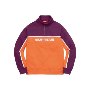 Supreme 2 Tone Half Zip Sweatshirt