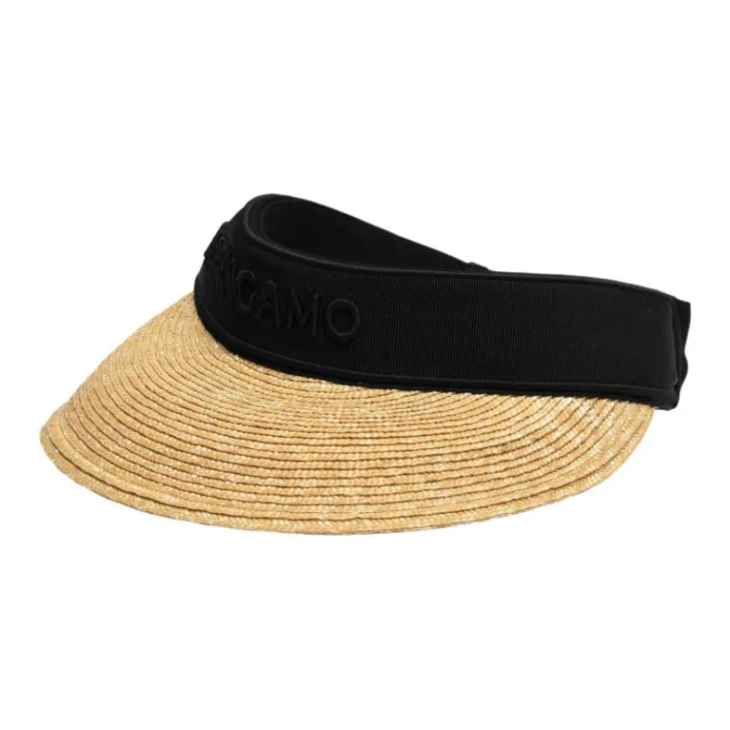 FERRAGAMO Cotton Sun Protection Hats Women's Beige-2