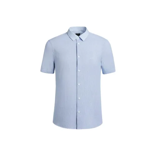 ARMANI EXCHANGEAE SS24 Shirt Men's Blue