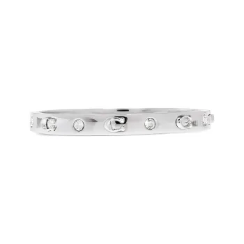 COACH Logo Plaque Embellished Bracelet