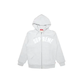 Supreme Arc Logo Thermal Zip Up Sweatshirt