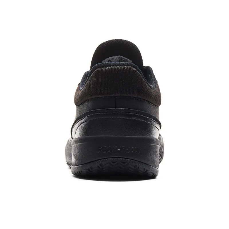 PEAK Cushioning, Slip Resistant, Rebound Low Top Basketball Shoes Men's All Black-4