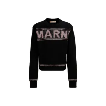 MARNI Fisherman Logo Knit Sweatshirt