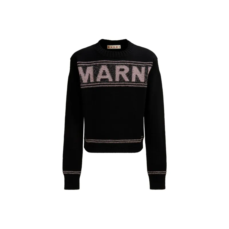 MARNI Fisherman Logo Knit Sweatshirt-0