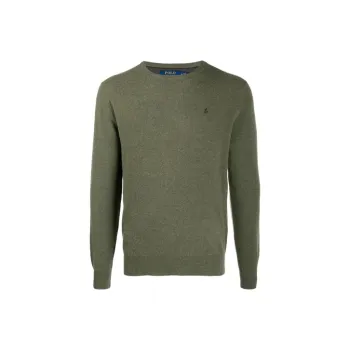 Polo Ralph Lauren Logo Embroidered Knitted Jumper