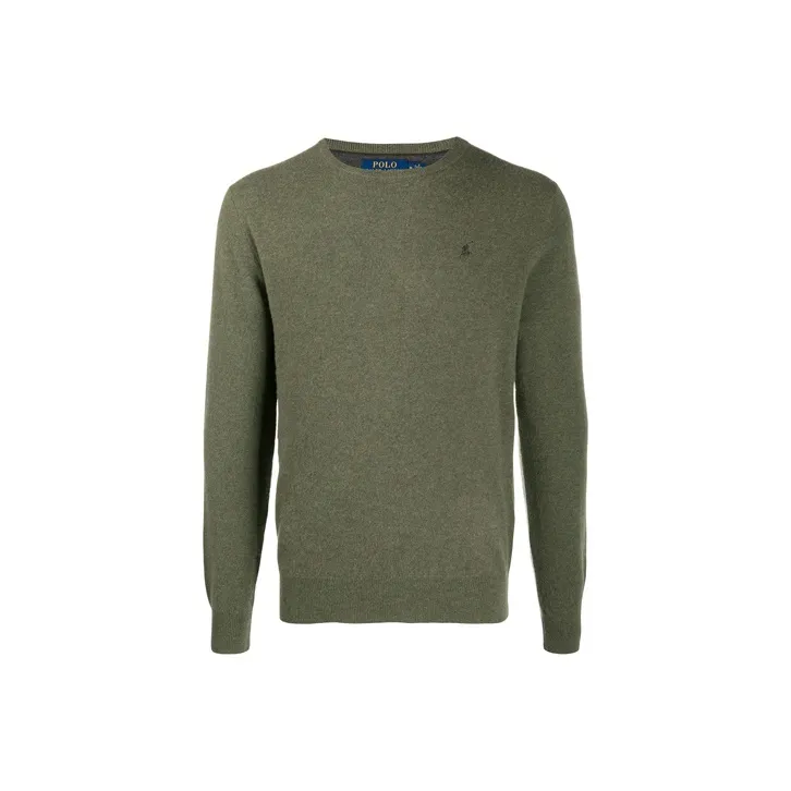 Polo Ralph Lauren Logo Embroidered Knitted Jumper-0