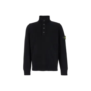 STONE ISLAND Mock Neck Knitted Jumper