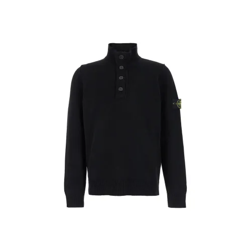 STONE ISLAND Mock Neck Knitted Jumper